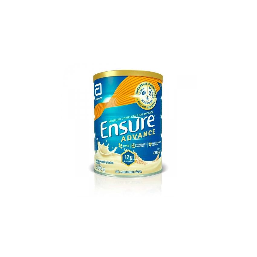 ENSURE ADVANCE SUPLEMENTO SABOR CEREAL COM 400 GRAMAS