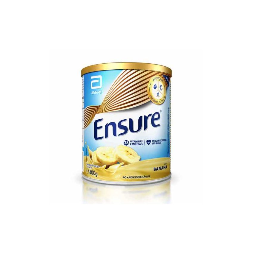 ENSURE PÓ SUPLEMENTO ALIMENTAR SABOR BANANA 400G