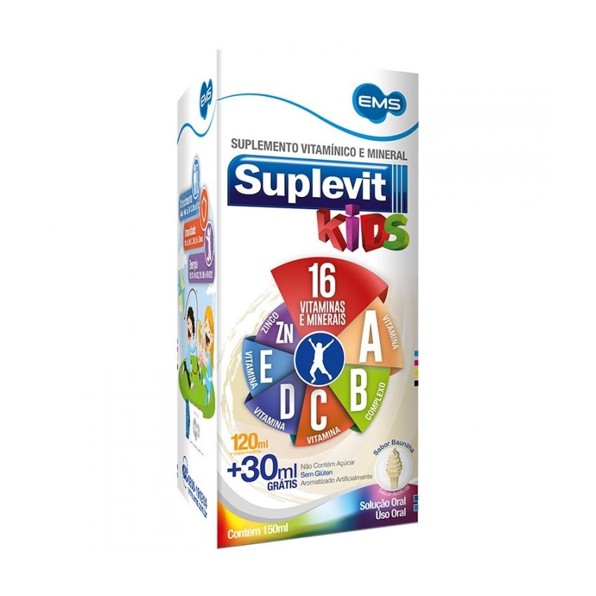 SUPLEVIT KIDS SABOR BAUNILHA 150ML