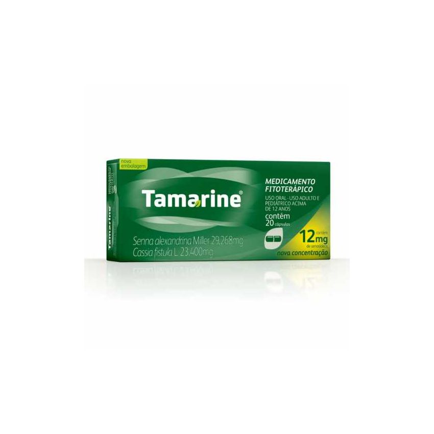 TAMARINE 12MG COM 20 CÁPSULAS-BARRENE-