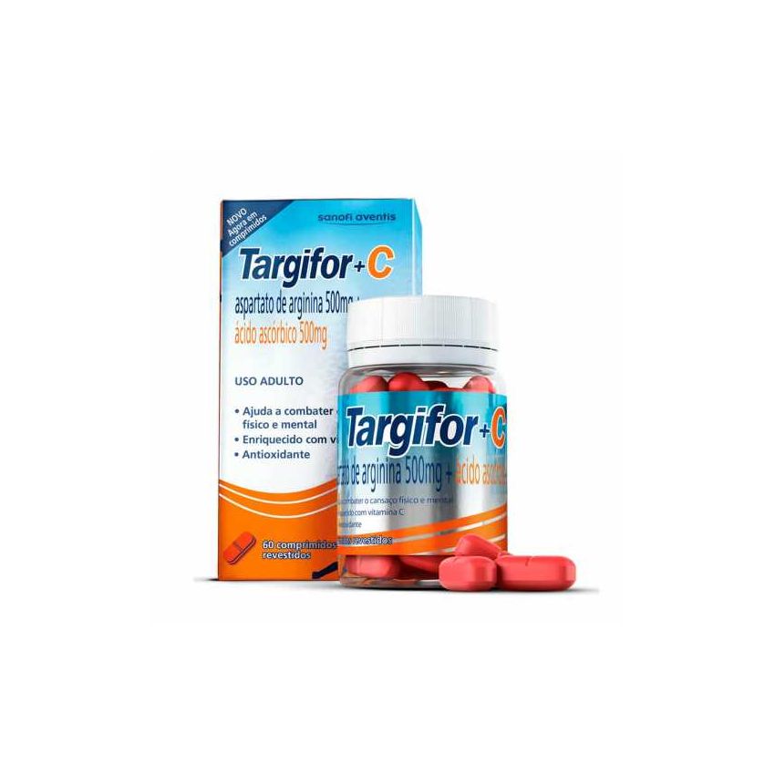 TARGIFOR +C 500/500MG COM 60 COMPRIMIDOS