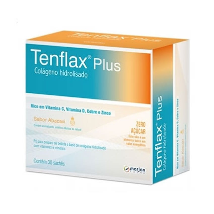 TENFLAX PLUS SABOR ABACAXI COM 30 SACHES