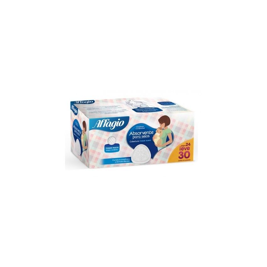 ABSORVENTE PARA SEIOS PAGUE 24 LEVE30