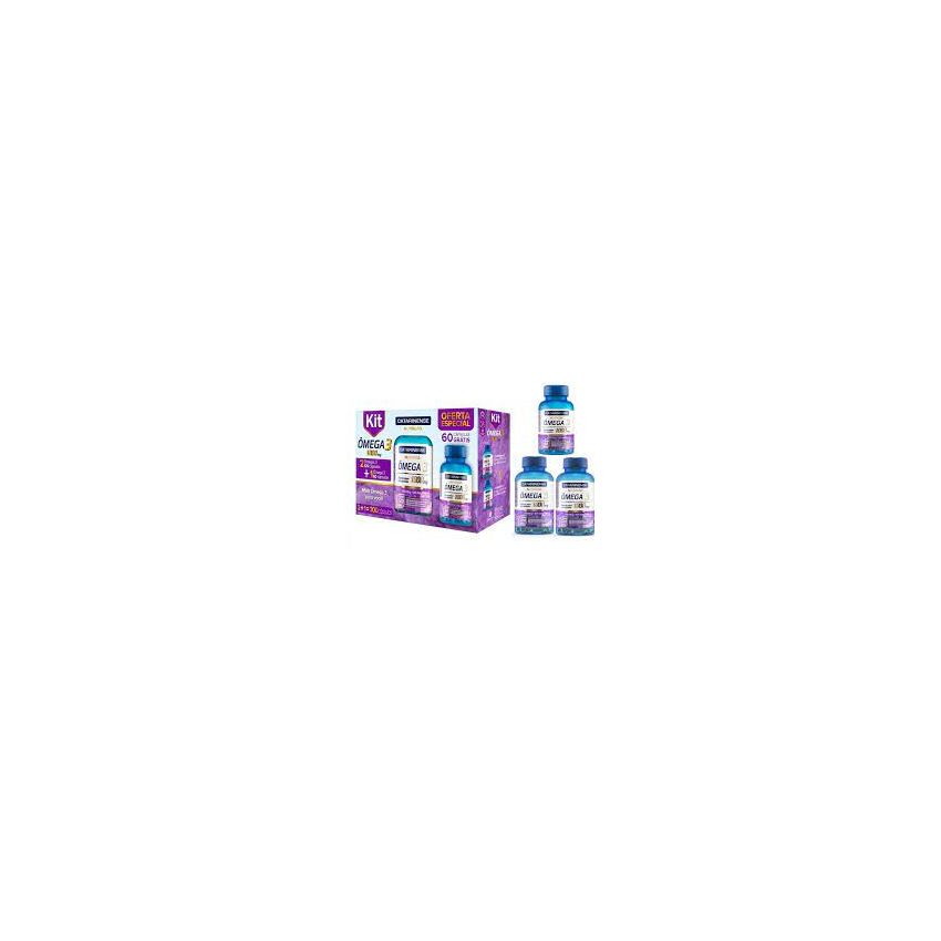 KIT OMEGA 3 1000MG CATARINENSE COM 300 CAPSULAS