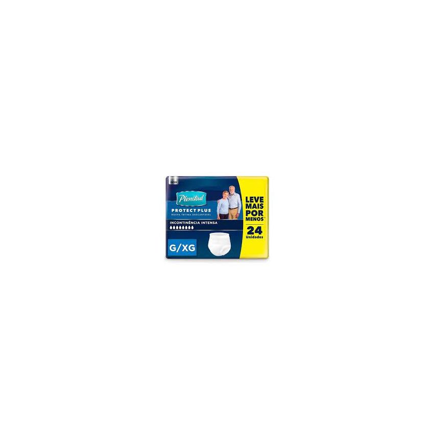 FRALDA GERIATRICA PLENIT PROTECT PLUS G/XG COM 24 UNIDADES