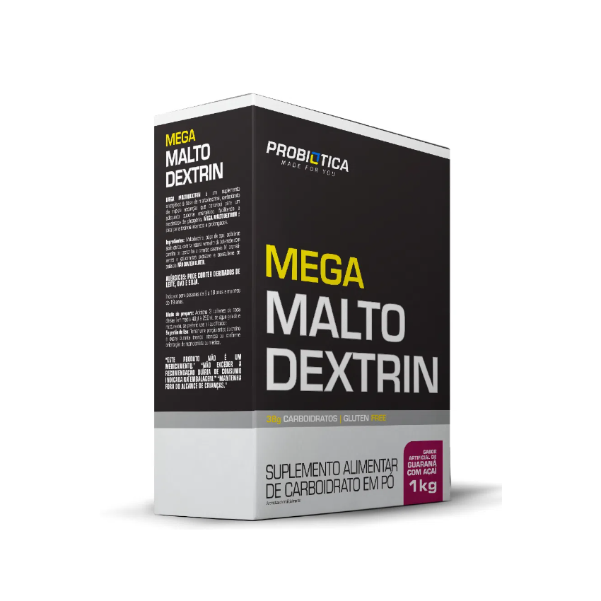 MEGA MALTO DEXTRIN - 1 KG - GUARANA C AÇAI