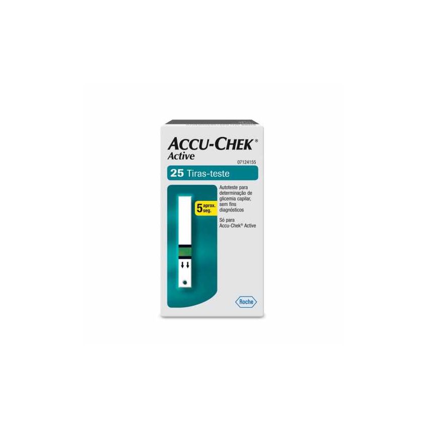 ACCU-CHEK ACTIVE COM 25 TIRAS