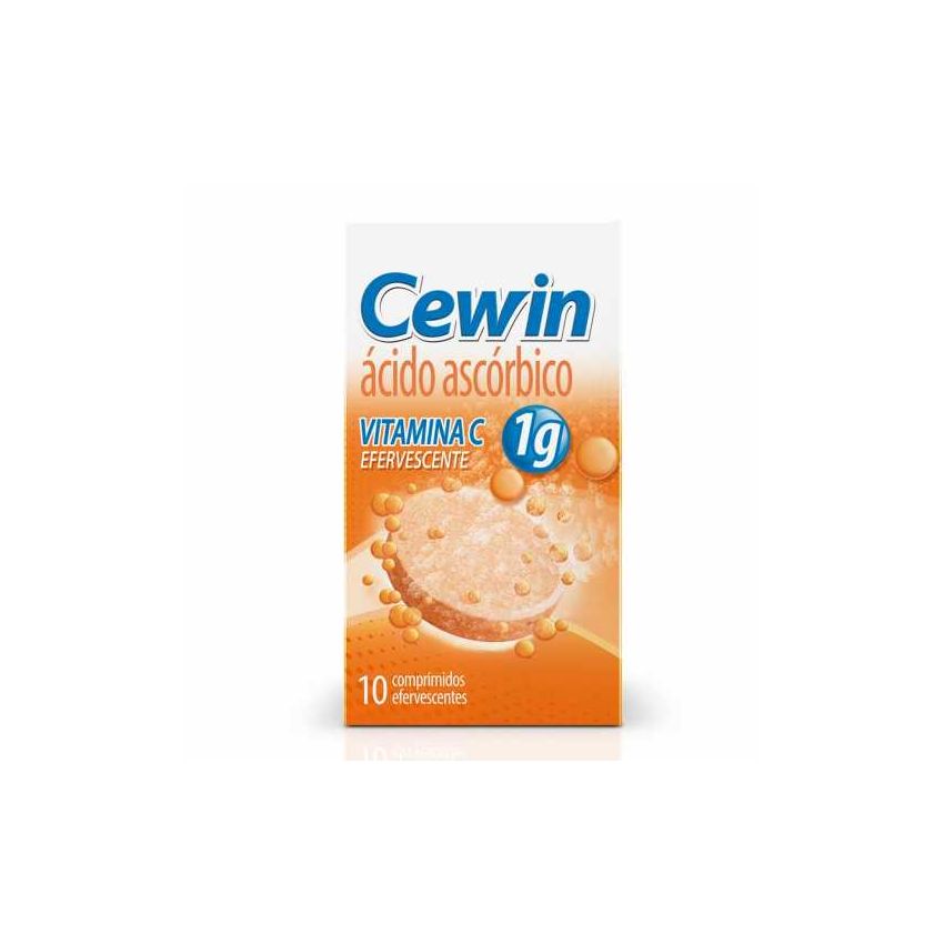 CEWIN LARANJA EFERVESCENTE 1G 10 COM COMPRIMIDOS 