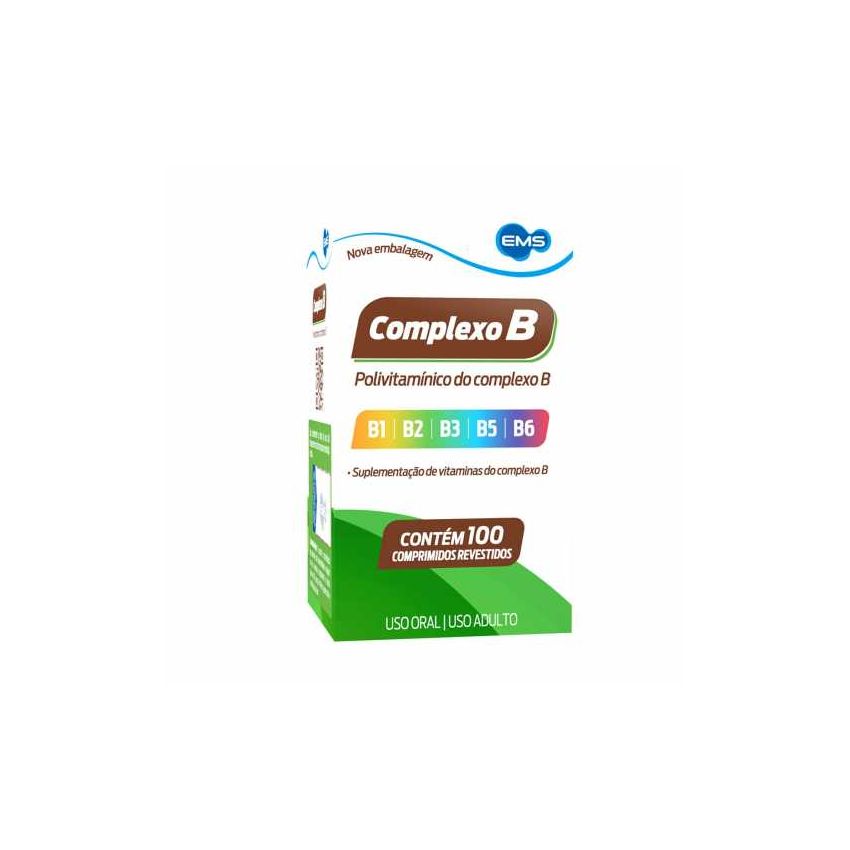 COMPLEXO B COM 100 COMPRIMIDOS 