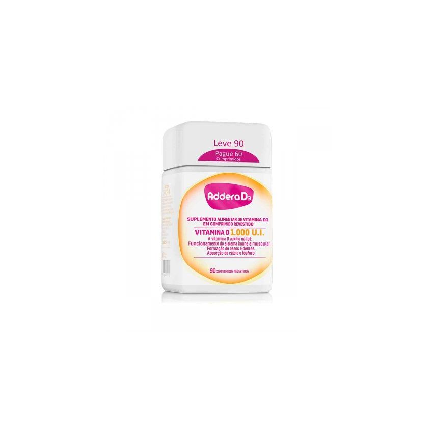 ADDERA D3 1.000 U.I COM 90 COMPRIMIDOS