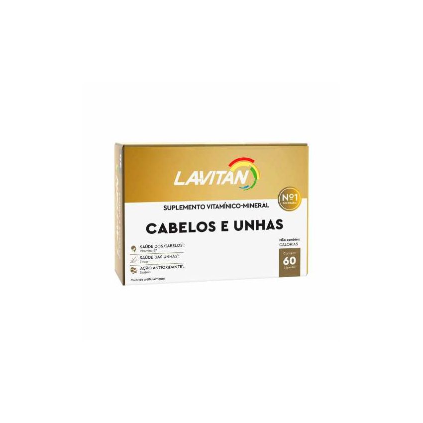 LAVITAN CABELOS E UNHAS COM 60 CAPSULAS