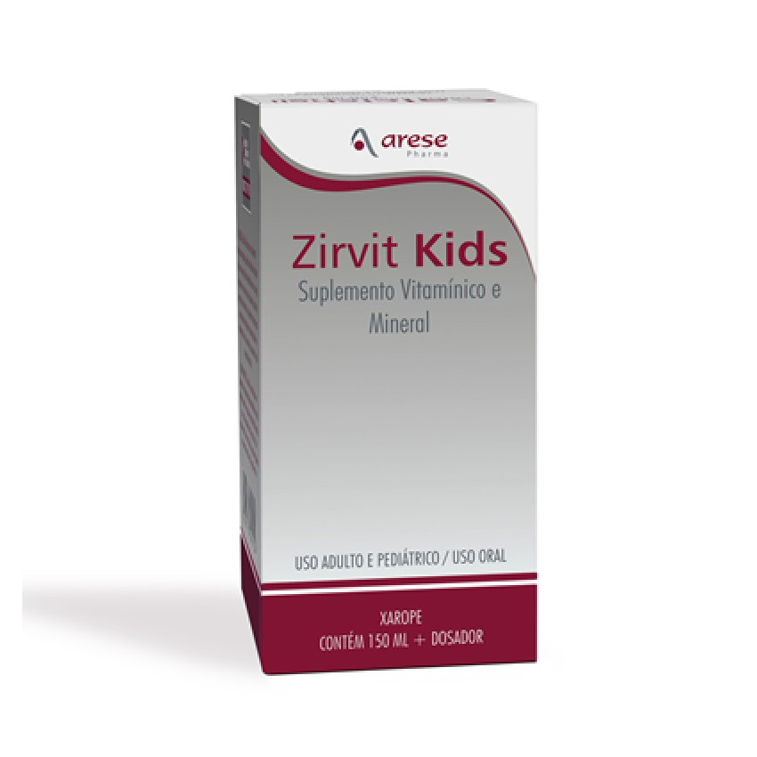 ZIRVIT KIDS COM 150 ML ARESE PHARMA- VALIDADE 07/2026