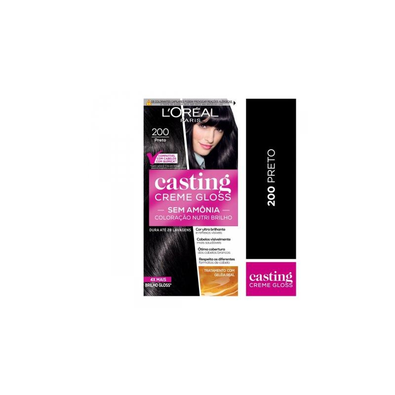 TINTURA CASTING CREME GLOSS PRETO 200