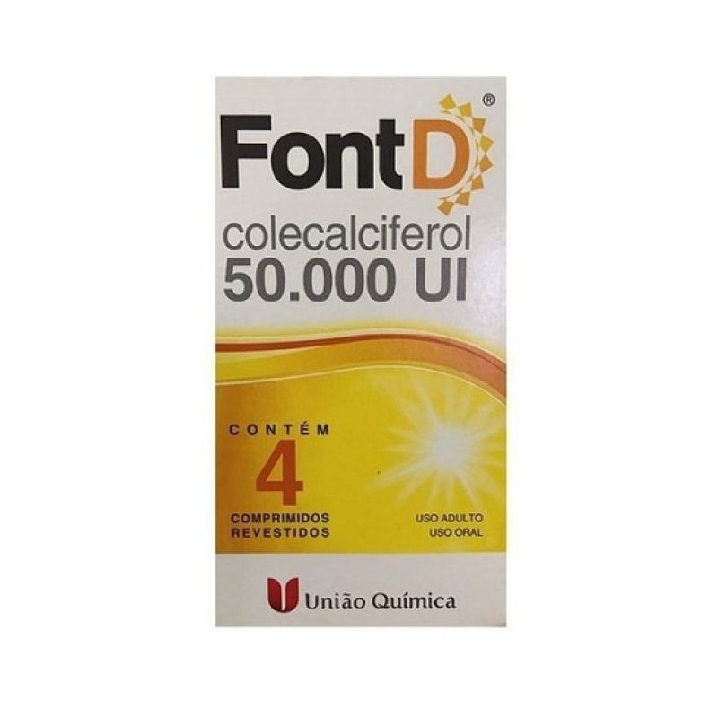 FONT D 50.000UI COM 4 COMPRIMIDOS