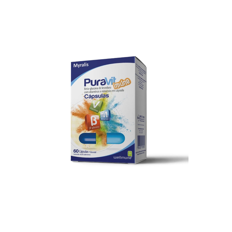 PURAVIT IMUNE  COM 60 CÁPSULAS-MYRALIS-