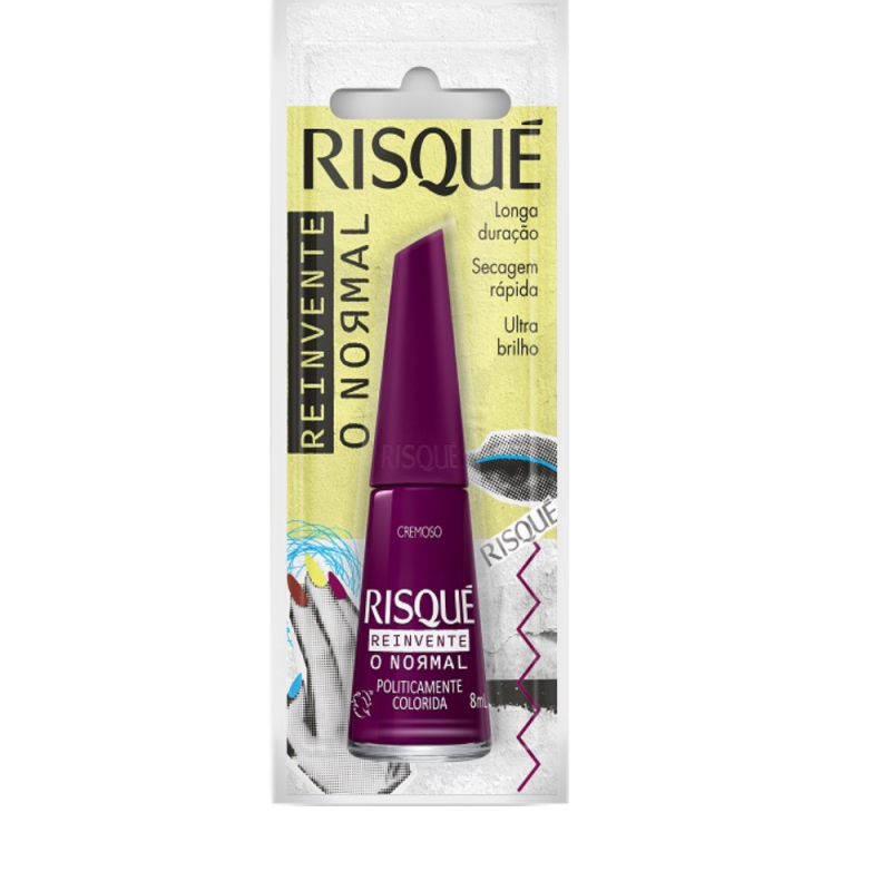 ESMALTE RISQUE POLITICAMENTECOLORIDA COM  8 ML