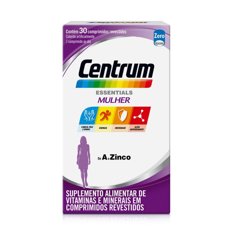 CENTRUM ESSENTIALS MULHER COM 30 COMPRIMIDOS 