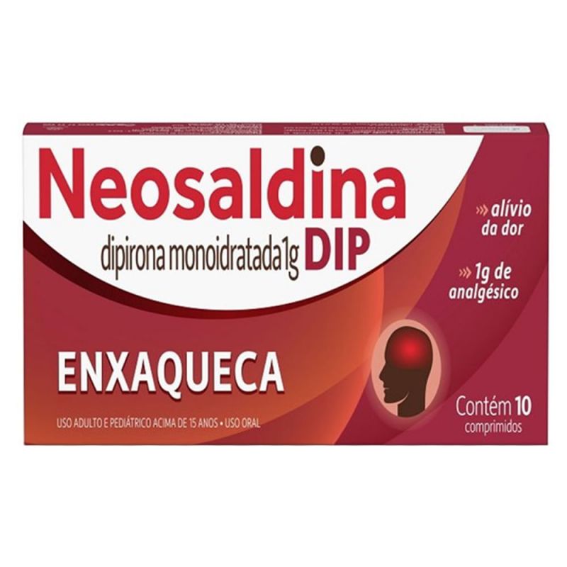 NEOSALDINA DIP 1G COM 10 COMPRIMIDOS