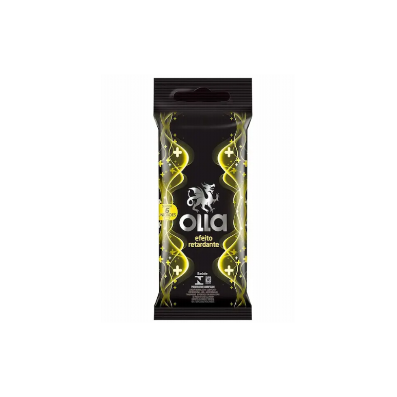 PRESERVATIVO OLLA EFEITO RETARDANTE COM 6 UNIDADES 