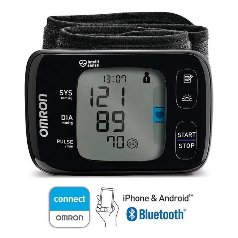 MONITOR DE PRESSÃO ARTERIAL DE PULSO COM BLUETOOTH OMRON