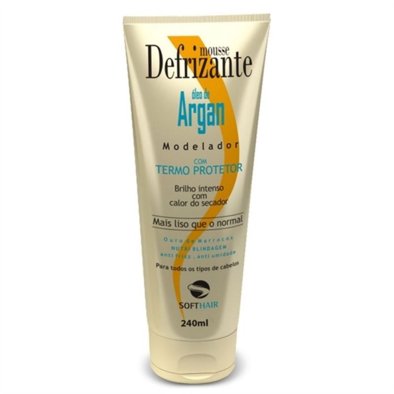 DEFRIZANTE SOFT HAIR ÓLEO DE ARGAN 240ML