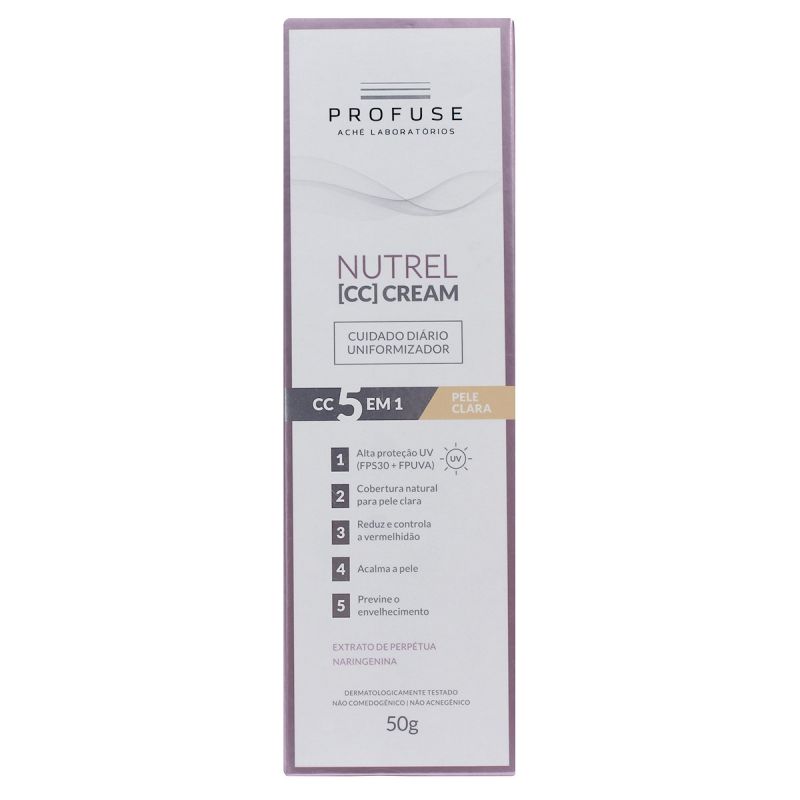PROFUSE  NUTREL CC CREAM 5 EM 1 PELE CLARA 50G 
