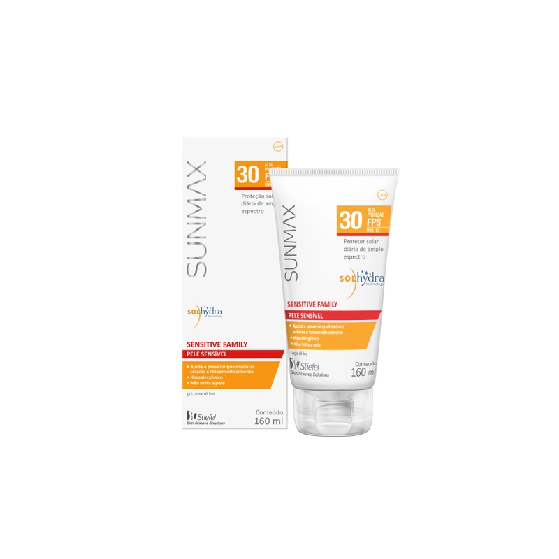 PROTETOR SOLAR SUNMAX FAMILY SENSITIVE FPS 30 160ML