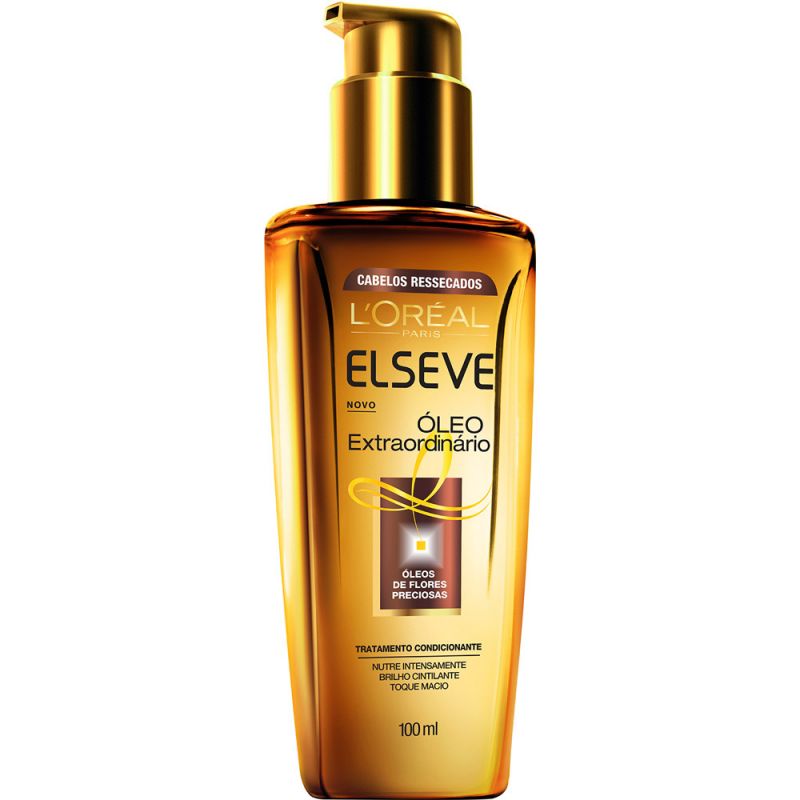 ÓLEO DE TRATAMENTO ELSEVE L´OREAL CABELOS RESSECADOS 100ML