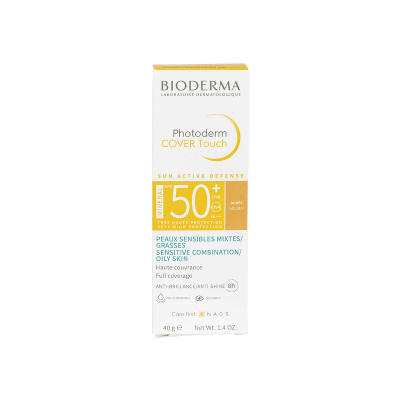 PROTETOR SOLAR PHOTODERM COVER TOUCH FPS50+ DOURADO 40GR