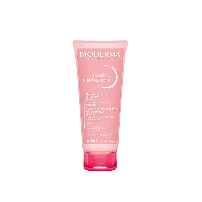 GEL DE LIMPEZA MICELAR BIODERMA SENSIBIO GEL MOUSSANT 200ML
