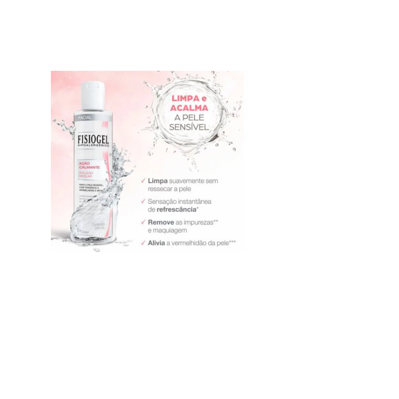 SOLUÇÃO MICELAR FISIOGEL AI 200ML