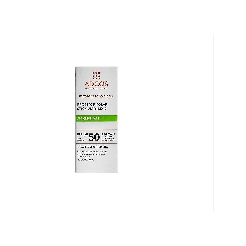 PROTETOR SOLAR ADCOS ULTRALEVE STICK FGTS50 COM 15G
