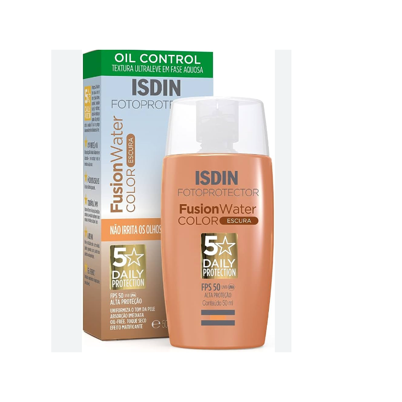 PROTETOR SOLAR  ISDIN FUSION WATER COLOR FPS 50 ESCURA 50ML
