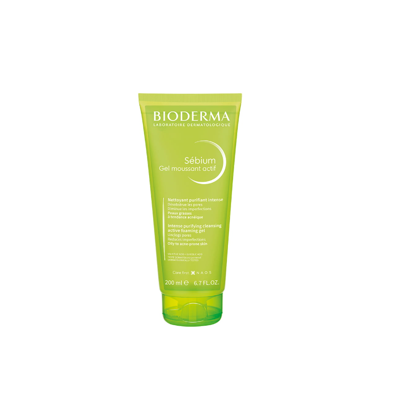 SEBIUM GEL MOUSSANT ACTIF BIODERMA GEL DE LIMPEZA 200ML