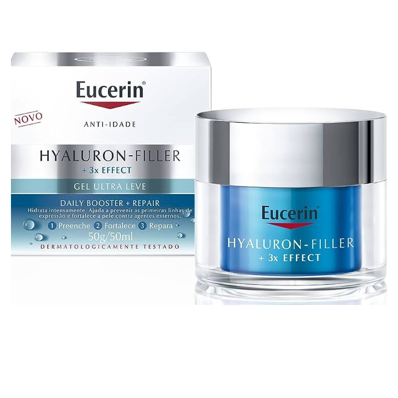GEL FACIAL ANTIDADE EUCERIN HYALURONFILLER DAYLER COM 50ML