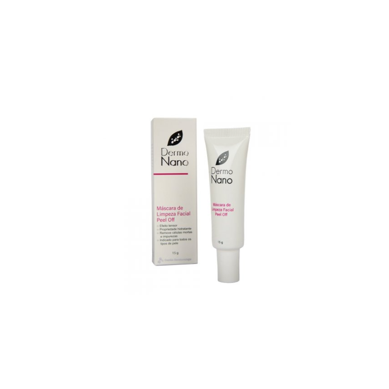 MÁSCARA DE LIMPEZA FACIAL PEEL OFF DERMO NANO 15G 12/2023