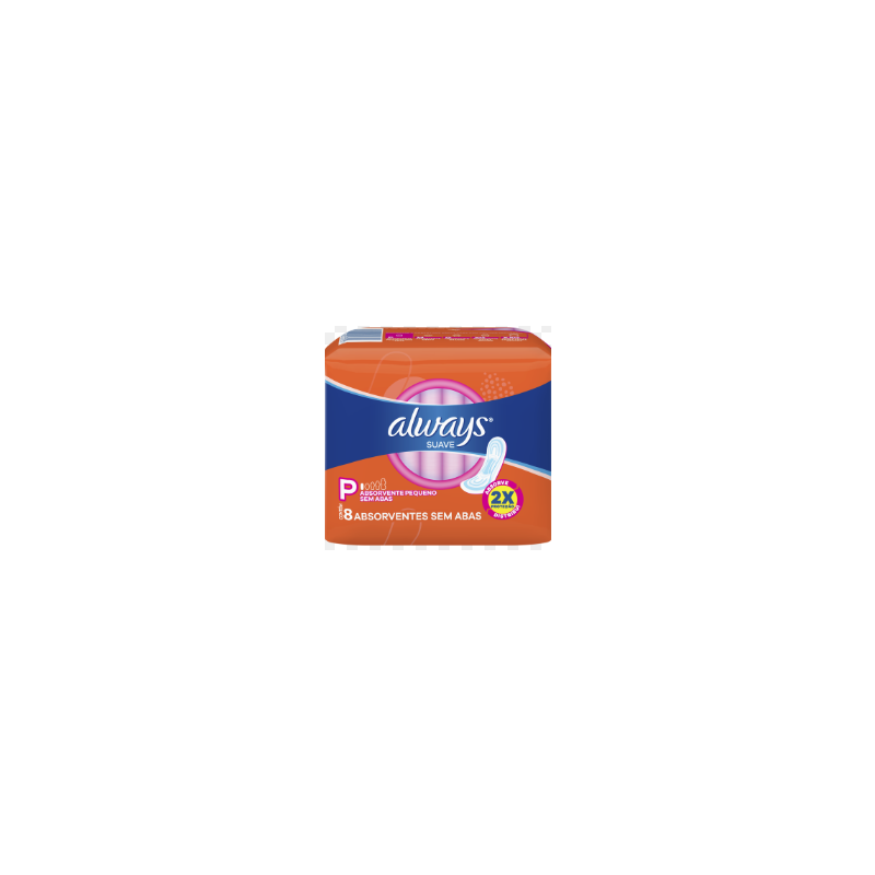 ABS ALWAYS LIMPA E CONFORTB SUAVE S/ABAS C/8