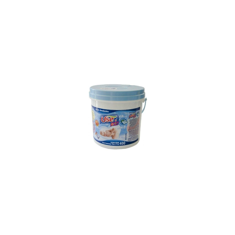 BALDE LENÇO USE IT COM 400 FOLHAS AZUL