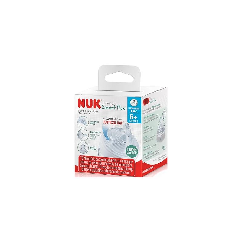 BICO COM 2 NUK ESS SMART FLOW FLUXO MEDIO S2 7014-2U