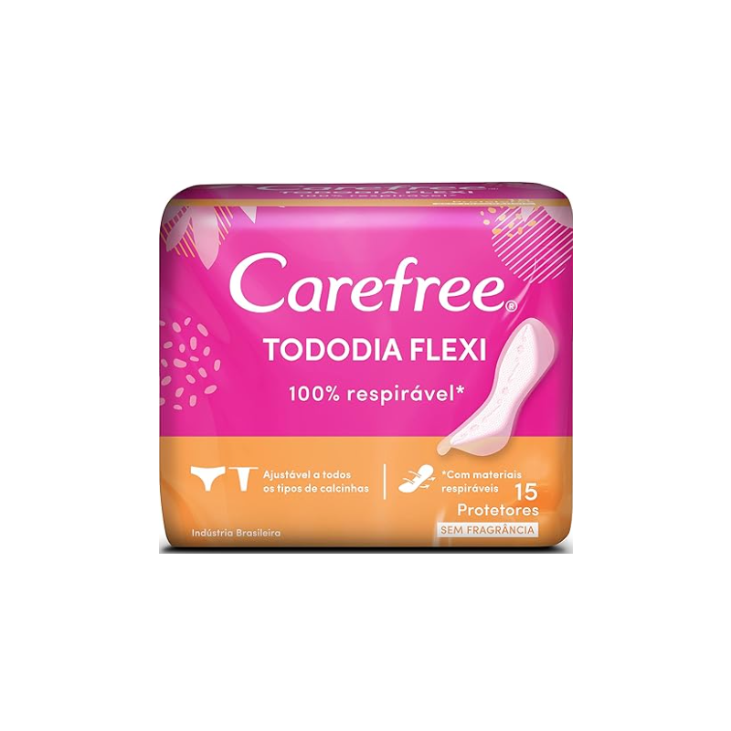CAREFREE FLEXI SEM PERFUME 15 UNIDADES
