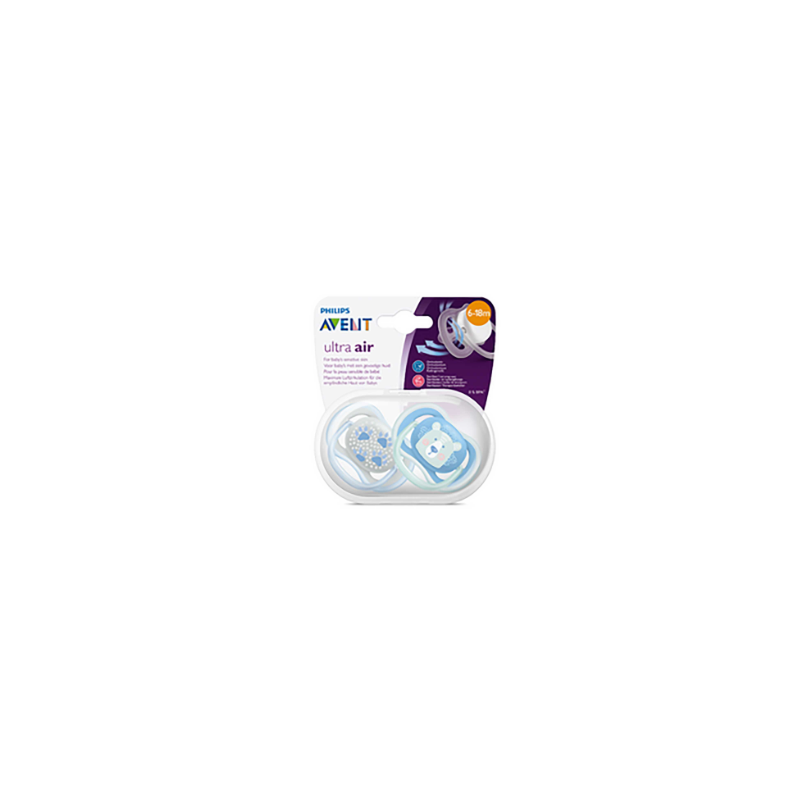 CHUPETA AVENT ULTRA AIR  6-18M COM 2 UNIDADES.