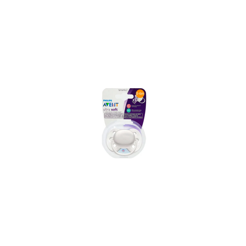 CHUPETA AVENT ULTRA SOFT 0-6M COM 1 UNIDADE