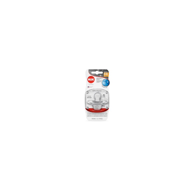 CHUPETA NUK GENIUS 100%SILICONE PA7327-1N