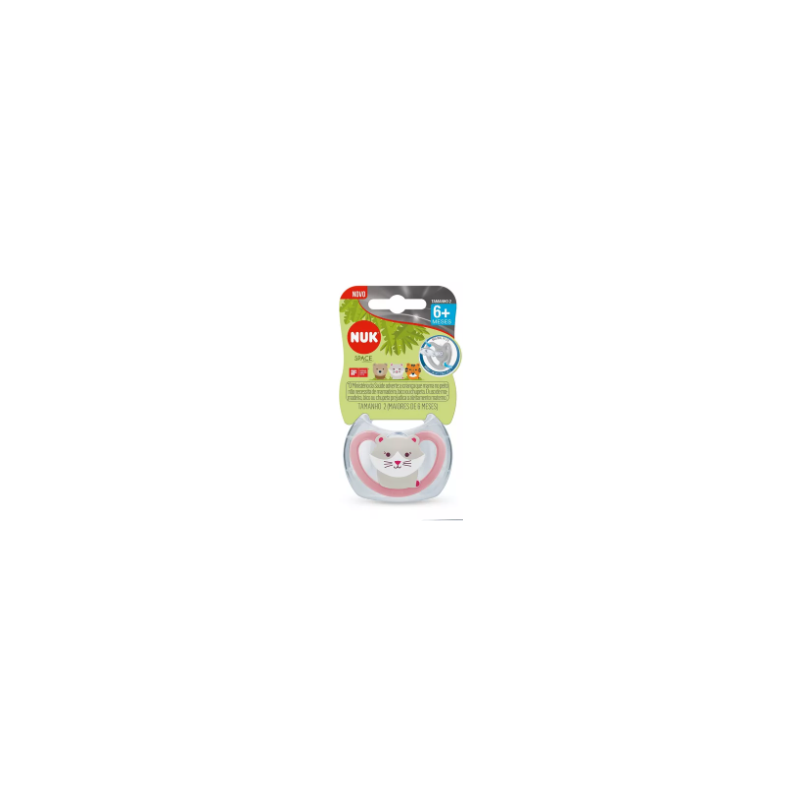 CHUPETA NUK SPACE SILICONE GIRL S2 7333-2G