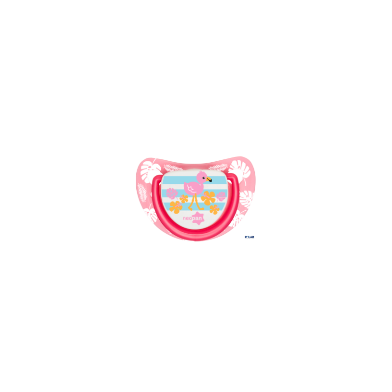 CHUPETA ORTO N1 FLAMINGO REF.4872 ROSA