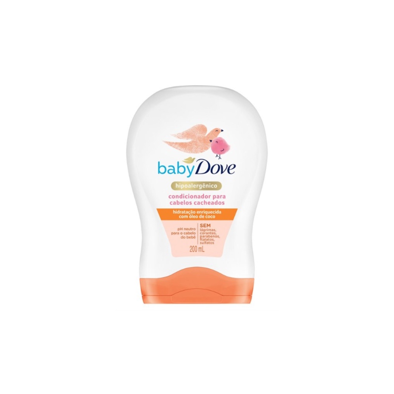 CONDICIONADOR DOVE CABELOS CACHEADOS COM OLEO DE COCO 200ML