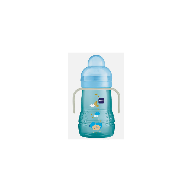 COPO MAM TRAINER NIGHT 220ML AZUL