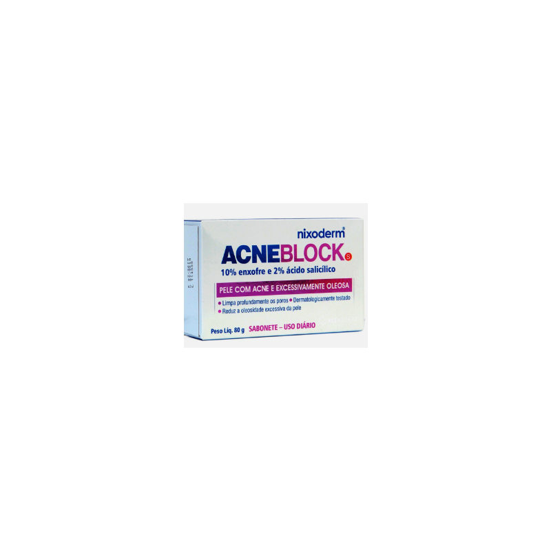 ACNEBLOCK S SABONETE COM 80G