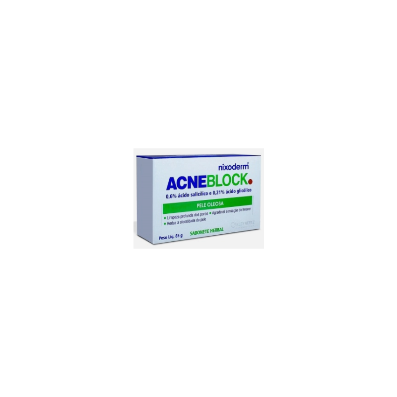 ACNEBLOCK SABONETE HERBAL COM 85G