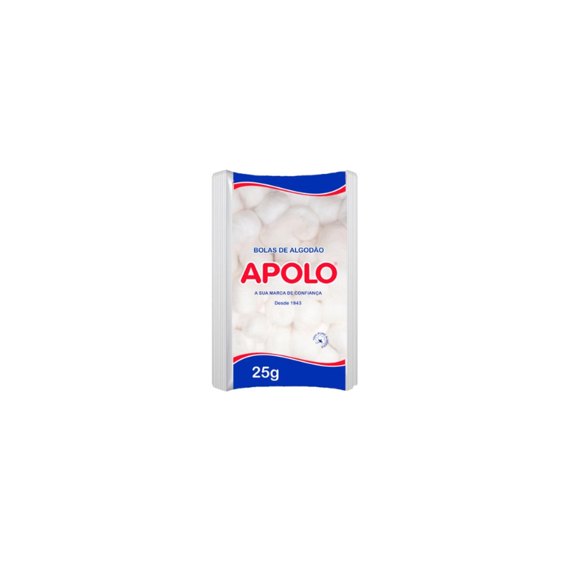 ALGODAO APOLO BOLA BRANCA  25 GRAMAS